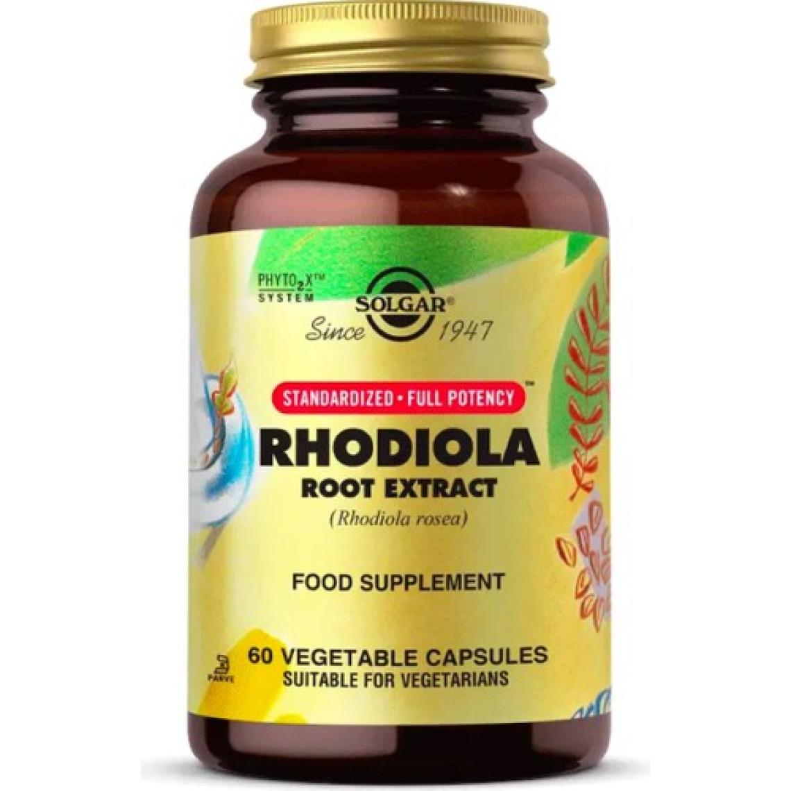 Solgar Rhodiola Root Extract 60 Kapsül