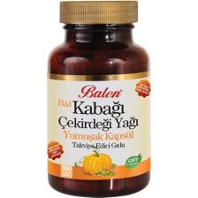 Balen Bal Kabağı Çekirdeği Yağı Yumuşak Kapsül 1380 Mg* 100