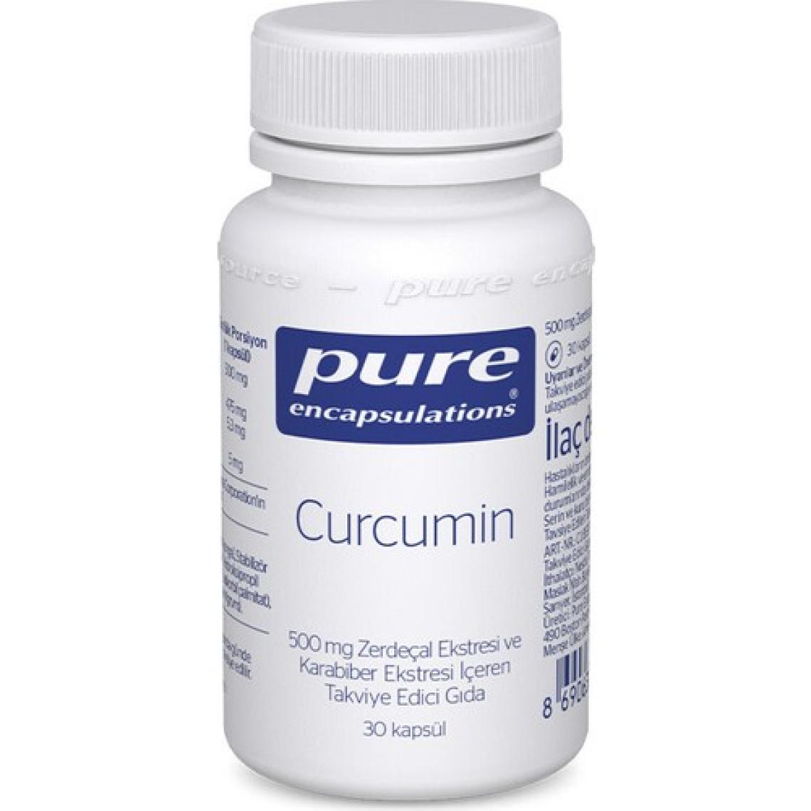 Pure Encapsulations Curcumin 500 Mg 30 Kapsül