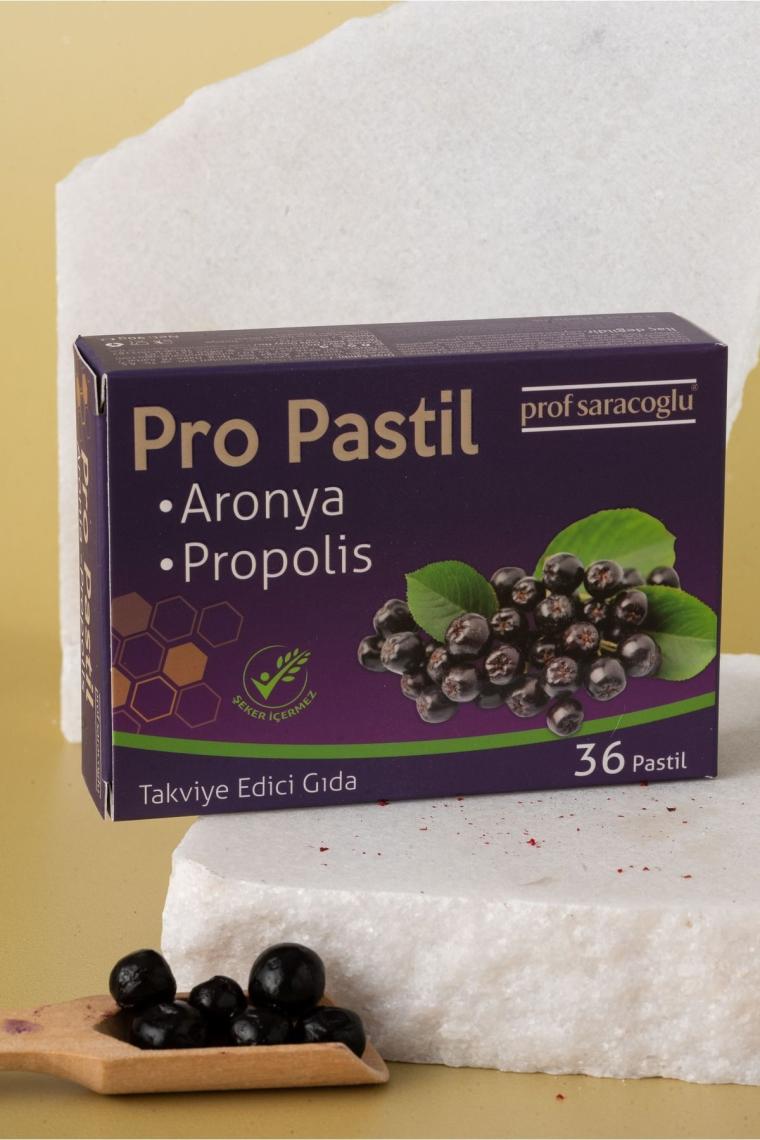 Prof Saraçoğlu Pro Pastil Aronya & Propolis Takviye Edici Gıda
