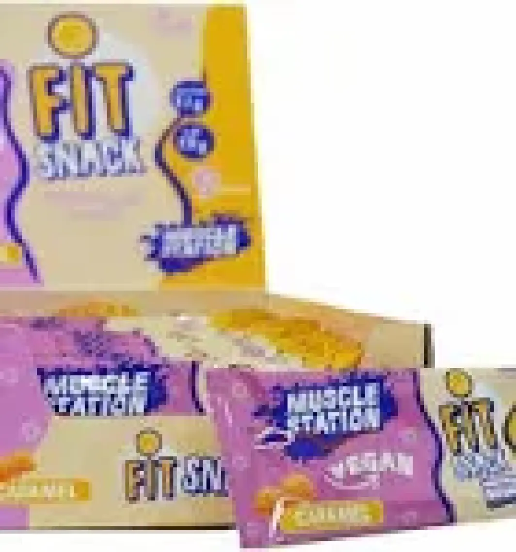 Muscle station Fit Snack Vegan Caramel 24'Lü Kutu