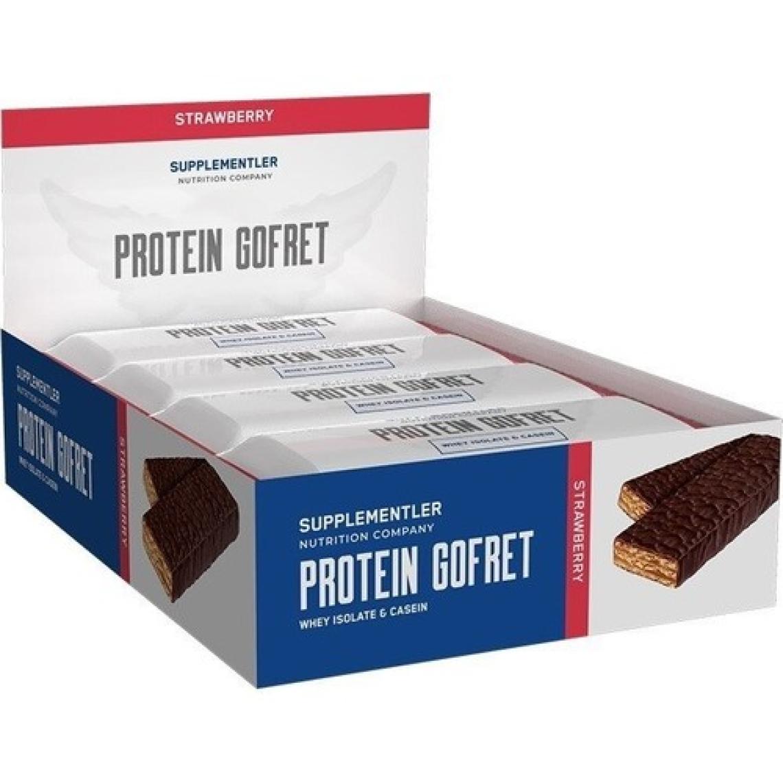 Supplementler Protein Gofret 40 gr 12 Adet