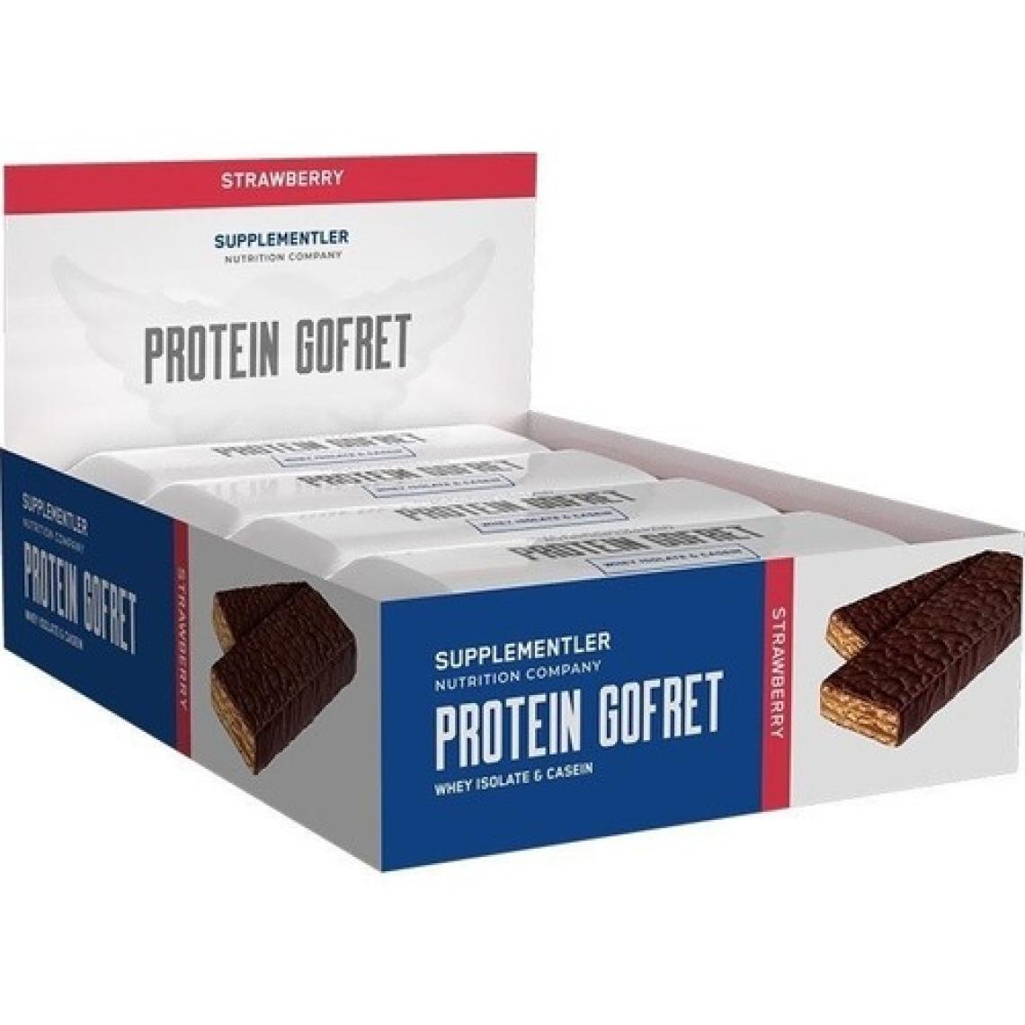 Supplementler Protein Gofret 40 gr 12 Adet