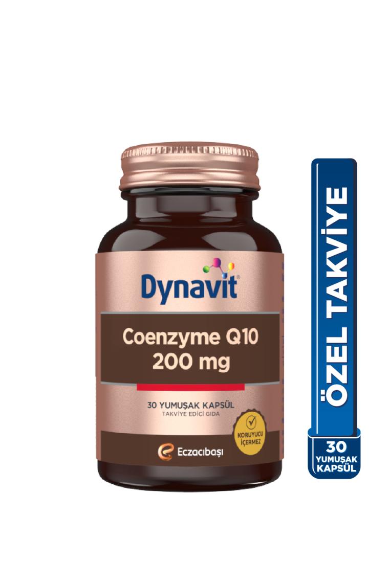 Dynavit Coenzyme Q10 200 mg 30 Yumuşak Kapsül - Koenzim Q10