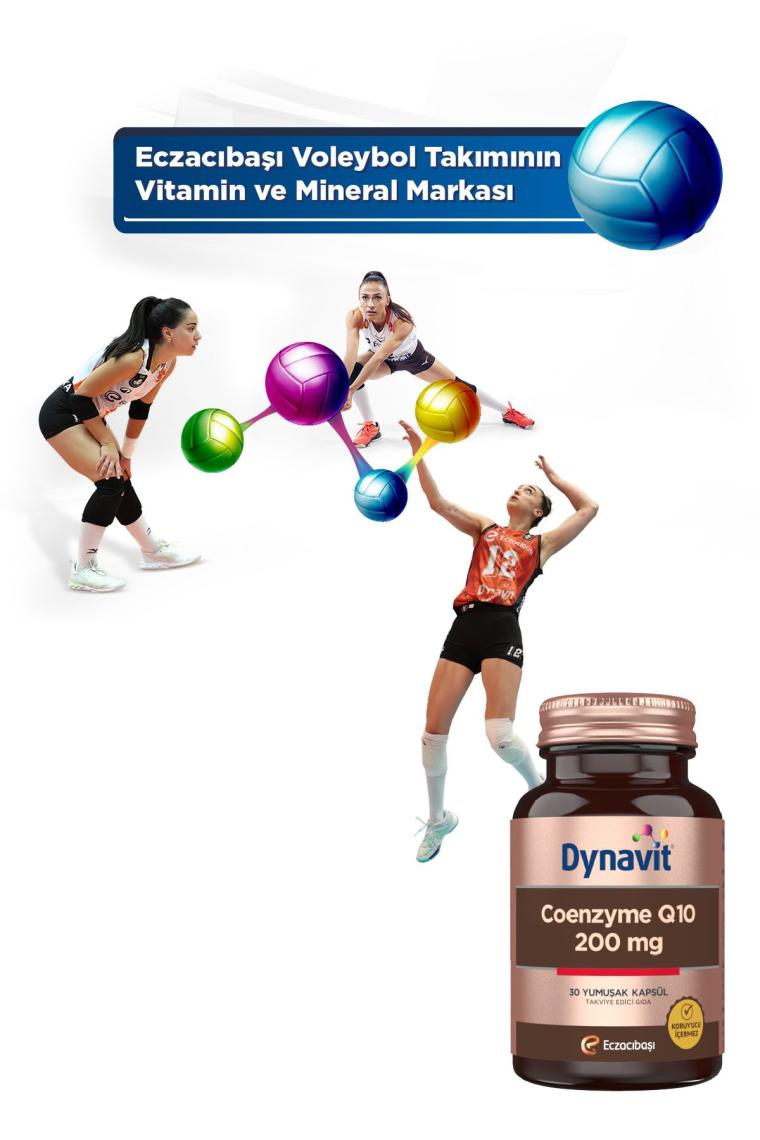 Dynavit Coenzyme Q10 200 mg 30 Yumuşak Kapsül - Koenzim Q10