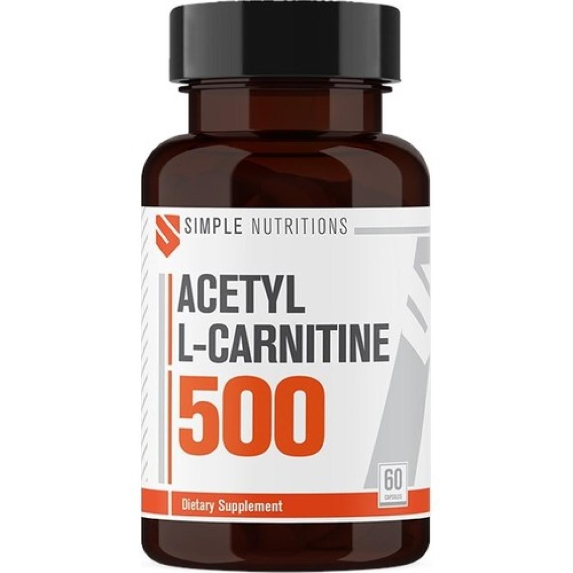 Simple Nutritions Acetyl L-Carnitine 500 mg 60 Kapsül