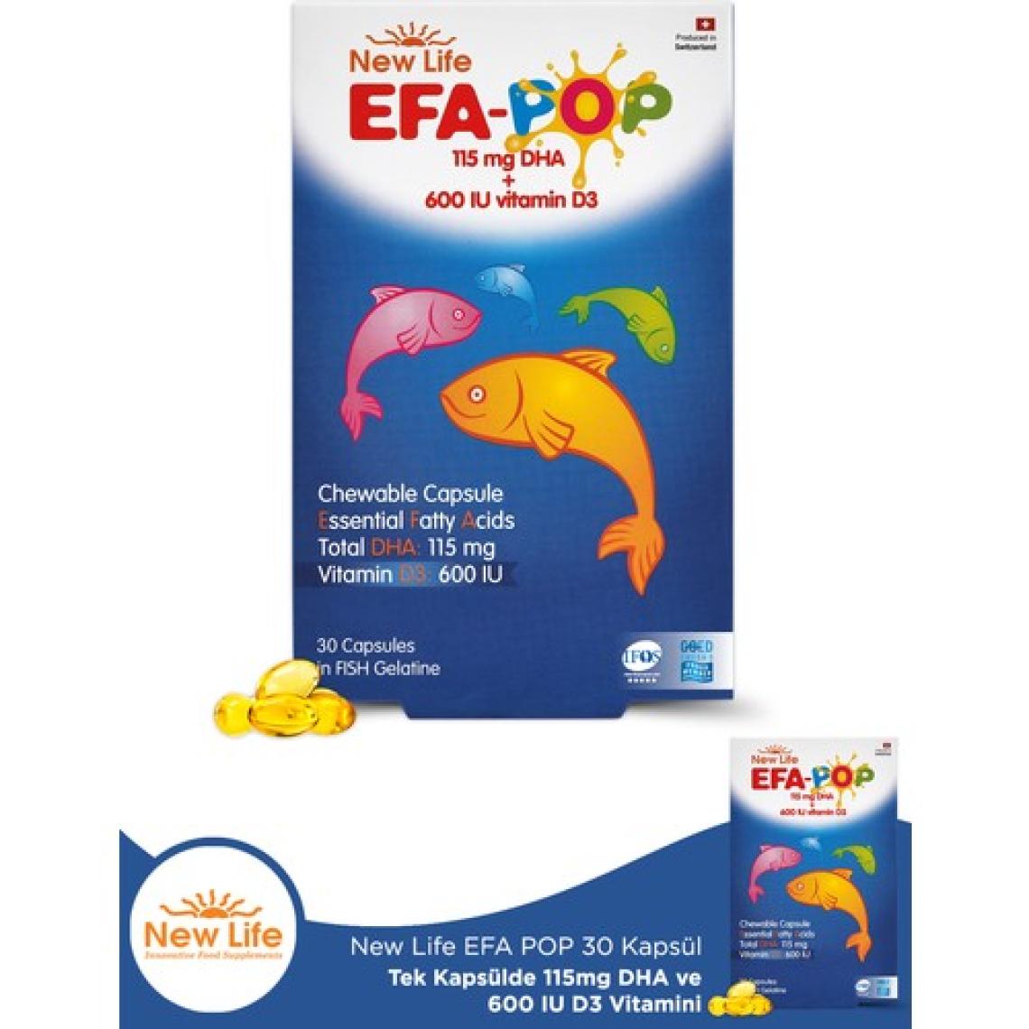 New Life Efa-Pop 30 Kapsül