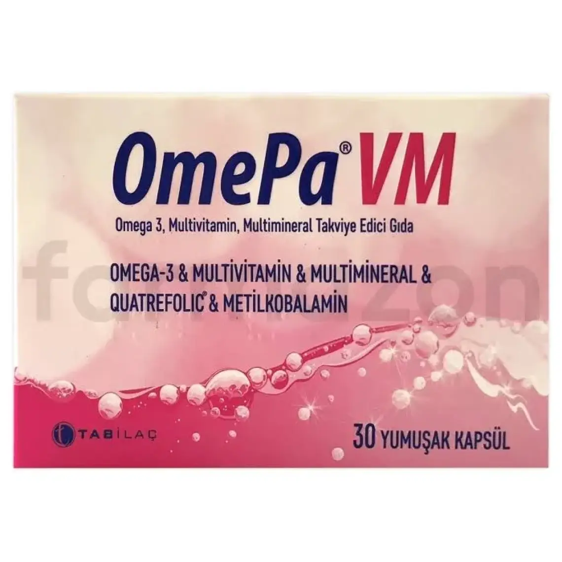VM 30 Yumuşak Kapsül Multivitamin Balık Yağı Omega 3