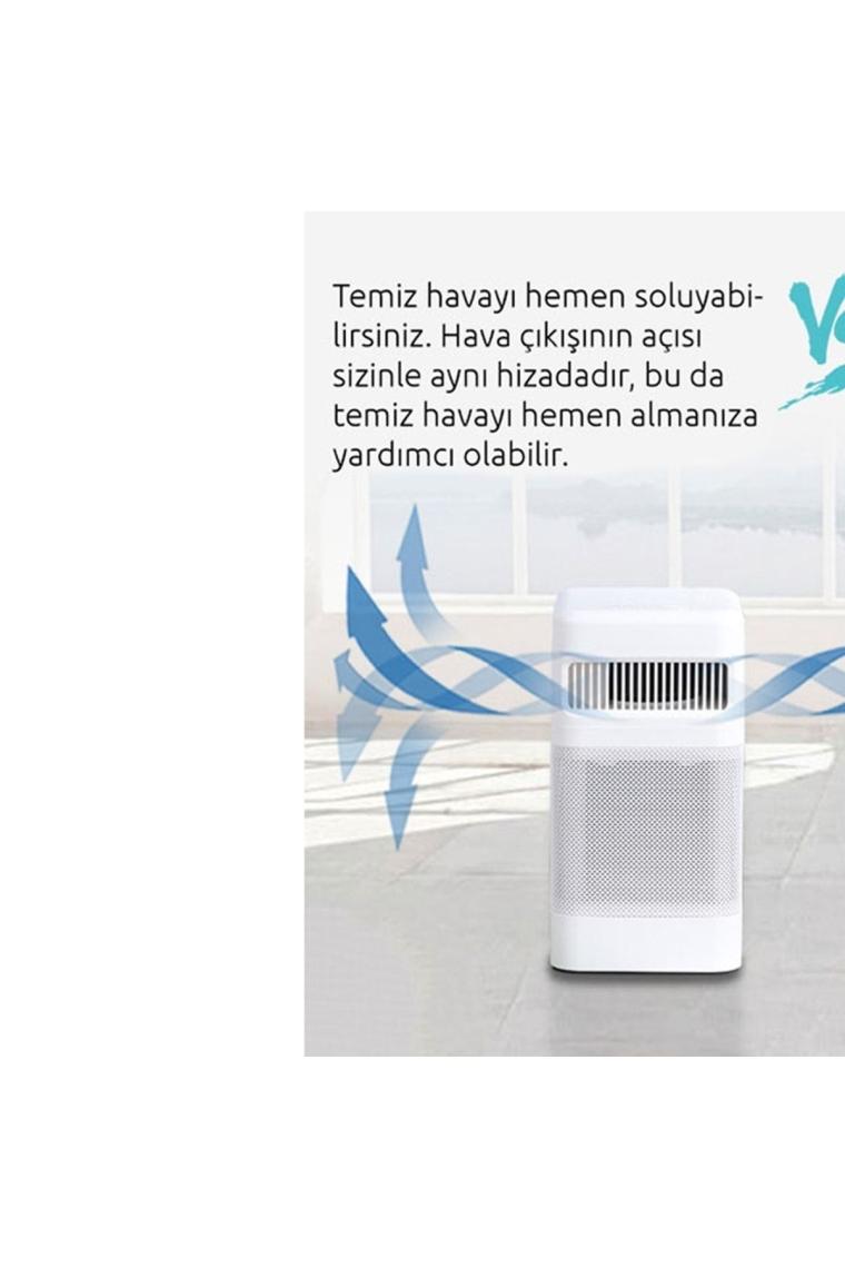 Airwise 4'in 1 Uv'li Mini Oda Hava Temizleyicisi H.e.p.a.13-bluetooth Speaker-wireless Şarj