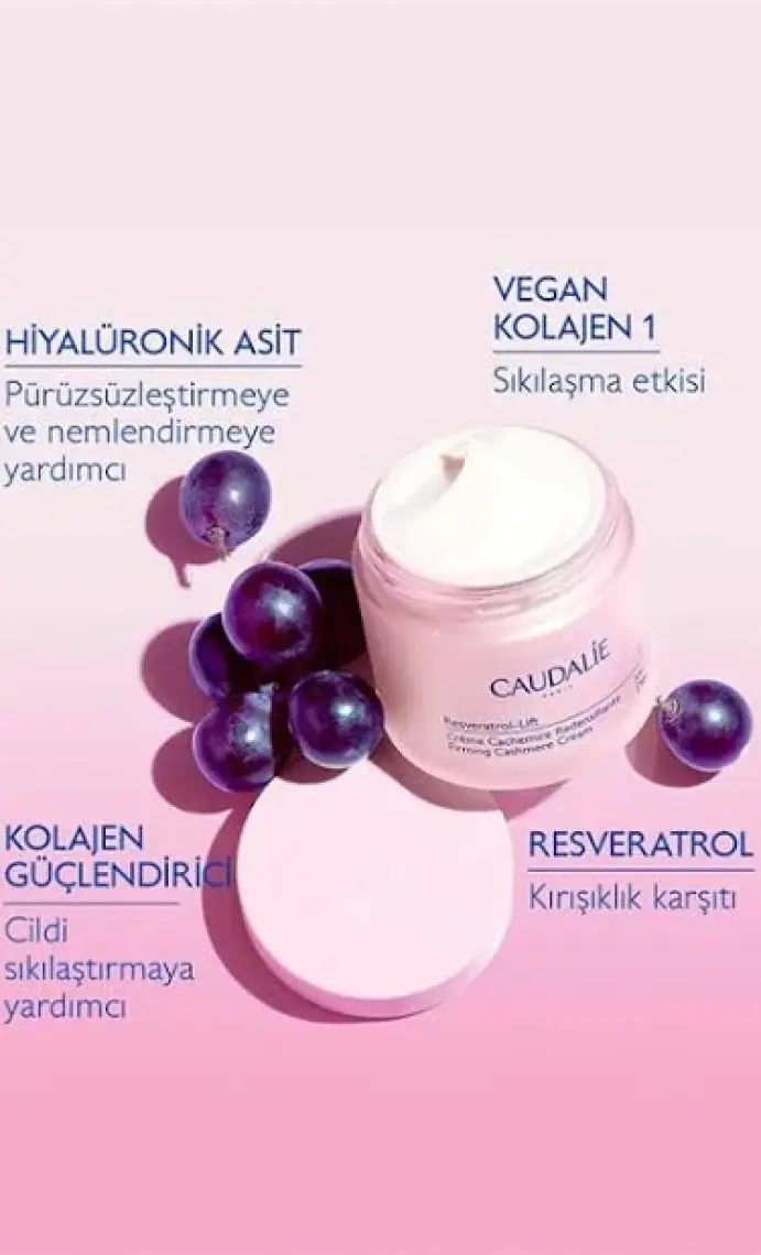 Caudalie Resveratrol Lift Firming Cashmere Cream - Cilt Bakım Kremi 50 ml