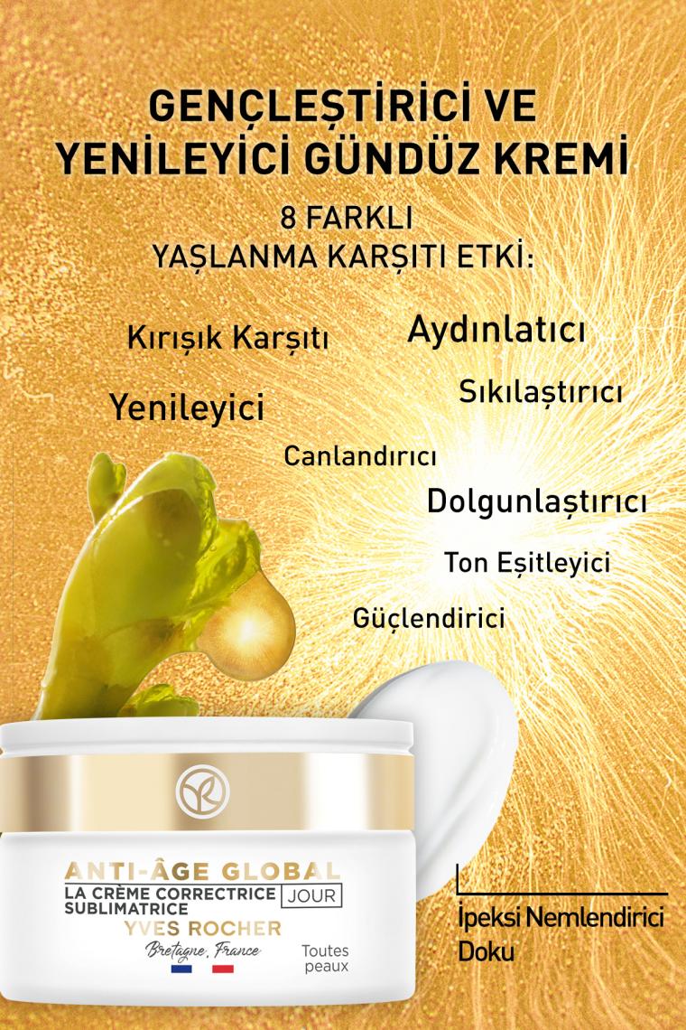 Anti-age Global - Gençleştirici Ve Yenileyici Gündüz Kremi-50ml