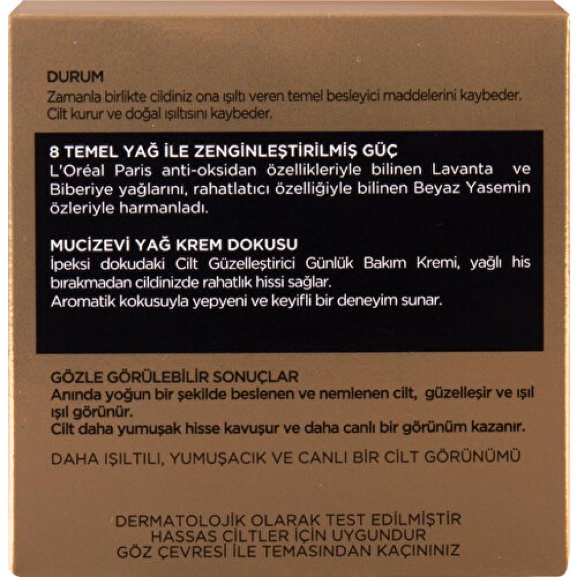 L'Oréal Paris Mucizevi Yağ Cilt Güzelleştirici Günlük Bakım Kremi