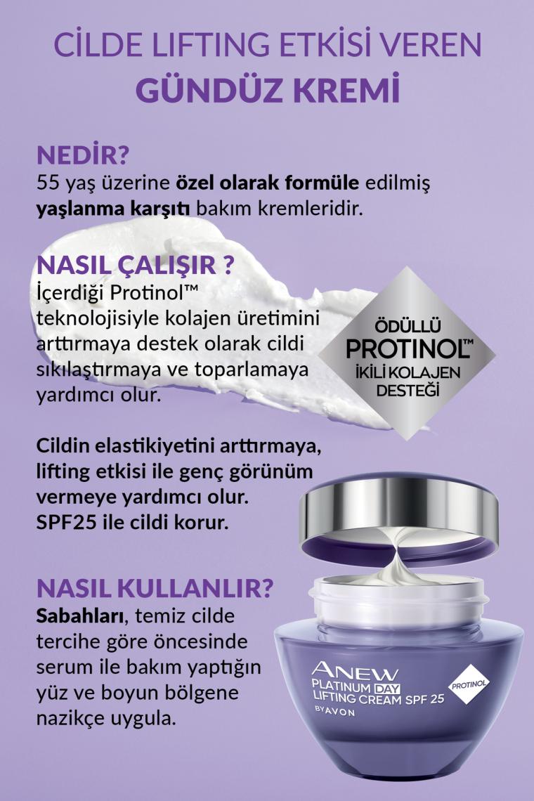Anew Platinum Gündüz Yüz Kremi Spf25 50 Ml.