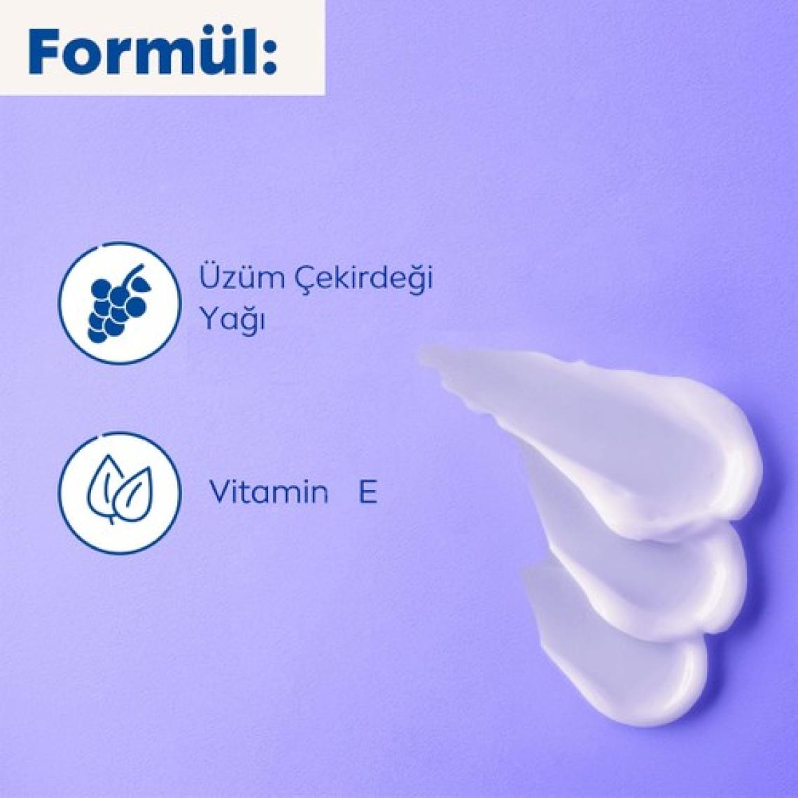 NIVEA + Nemlendirici Krem Yaş 35+ (50ml);Yaşa Özel Yüz Bakım Kremi;E Vitamini veÜzüm Çekirdeği Yağı ile Yoğun Cilt Bakım;UV filtresi ile Güneş Koruması