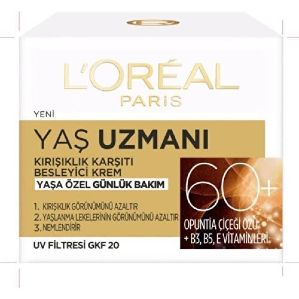 Loreal Paris Yaş Uzmanı 60+ Kırışıklık Karşıtı Yenileyici Krem 50 ml