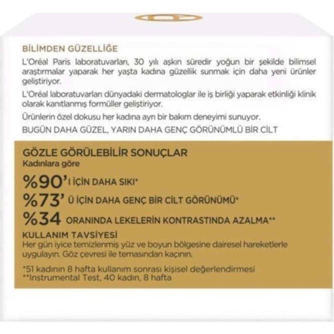 Loreal Paris Yaş Uzmanı 60+ Kırışıklık Karşıtı Yenileyici Krem 50 ml