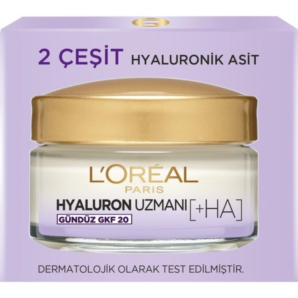 L'Oréal Paris Hyaluron Uzmanı Cilt Dolgunlaştıran Nemlendirici Krem GKF 20