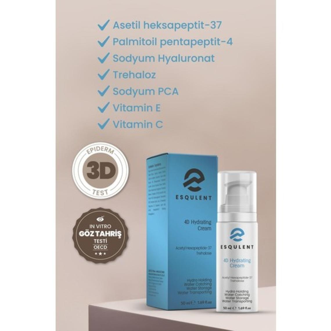 Esqulent 4 Boyutlu Gece Gündüz Nemlendirici Bakım Kremi E ve C Vitamin Destekli