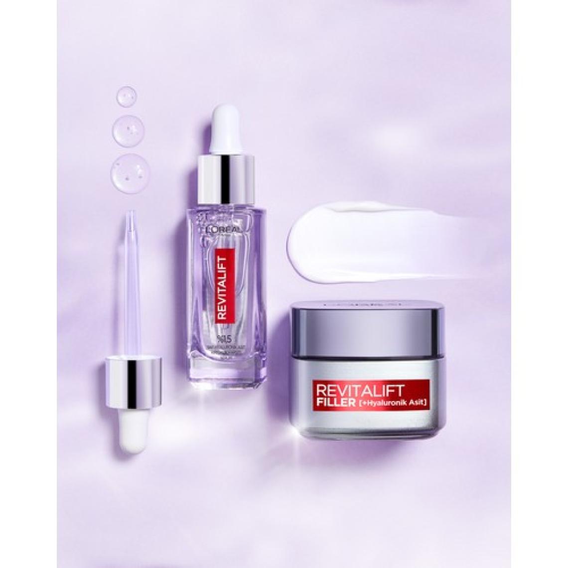 L'Oréal Paris Revitalift Filler Yoğun Dolgunlaştırıcı Yaşlanma Karşıtı Gündüz Kremi 50Ml - Hyaluronik Asit