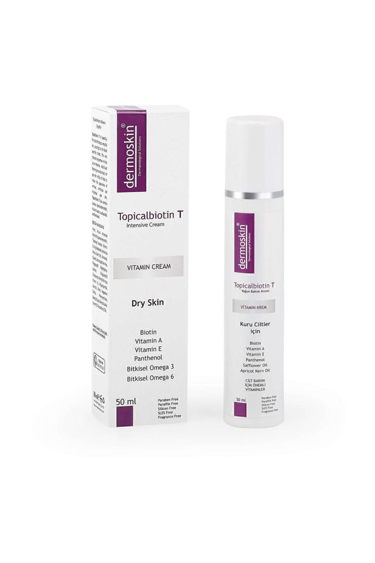 Dermoksin Topicalbiotin T Kuru Ciltler için Bakım Kremi 50 ml