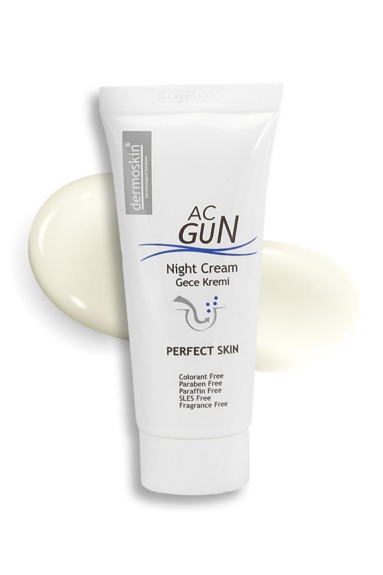 Acgun Sivilce ve Akneli Ciltler için Onarıcı Gece Kremi 30 Ml