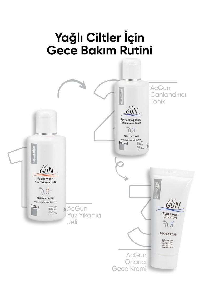 Acgun Sivilce ve Akneli Ciltler için Onarıcı Gece Kremi 30 Ml