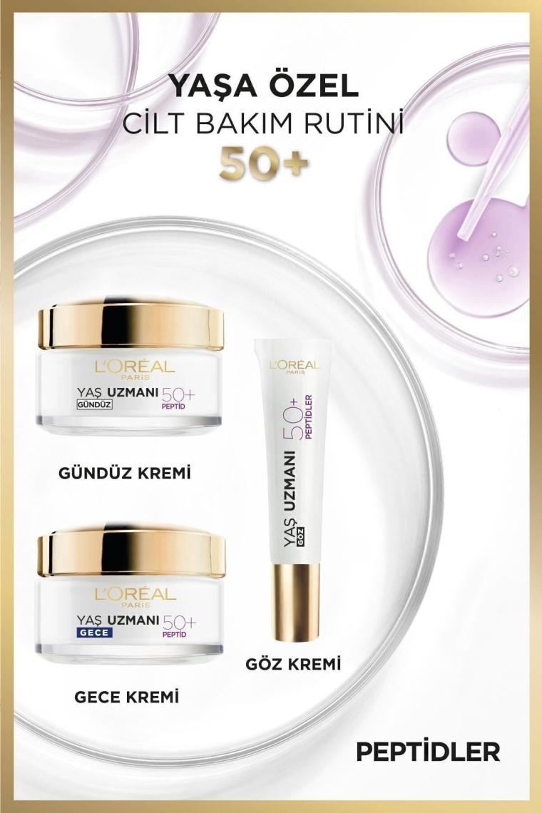 Loreal Paris Yaş Uzmanı 50+ Kırışıklık Karşıtı Yenileyici Krem 50 ml