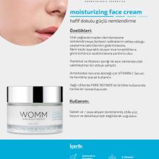 Canlandırıcı Ve Nemlendirici Yüz Bakım Kremi, Hafif Dokulu, Antioksidan, 50 ml