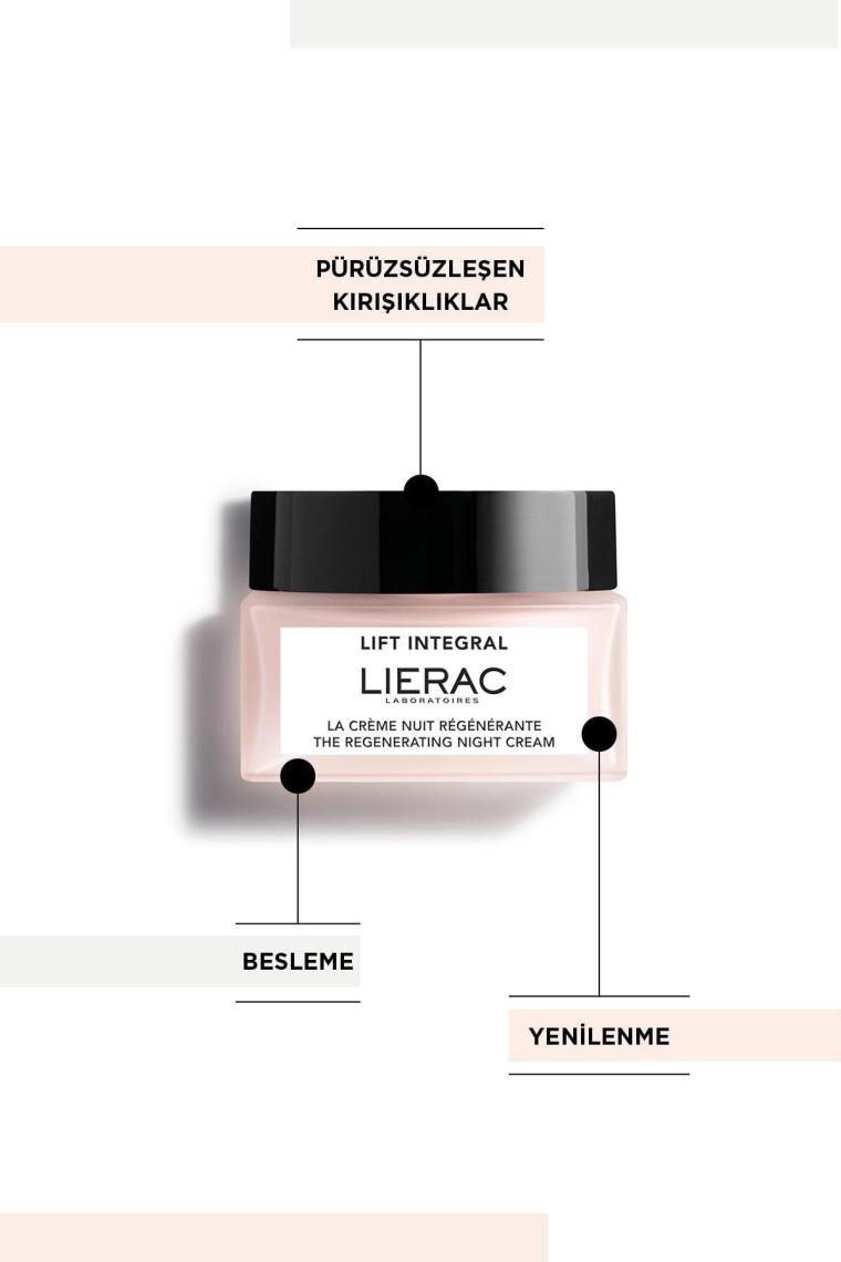 Lift Integral Night Cream Yeniden Yapılandırıcı, Vegan, Gül Yağı Içeren, Gece Bakım Kremi 50 Ml
