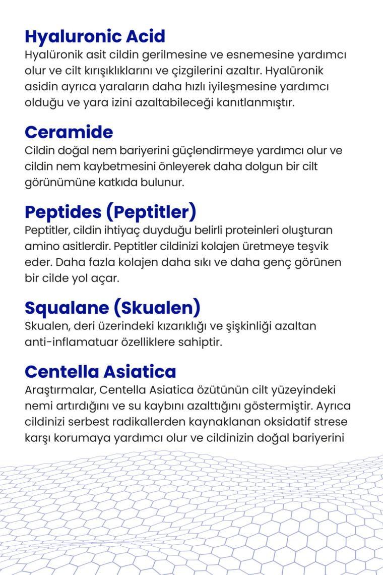 Yoğun Nemlendirici Gece Bakım Kremi 50ml Vegan Yaşlanma Ve Kırışıklık Karşıtı (%2 HYALURONİC ACİD)