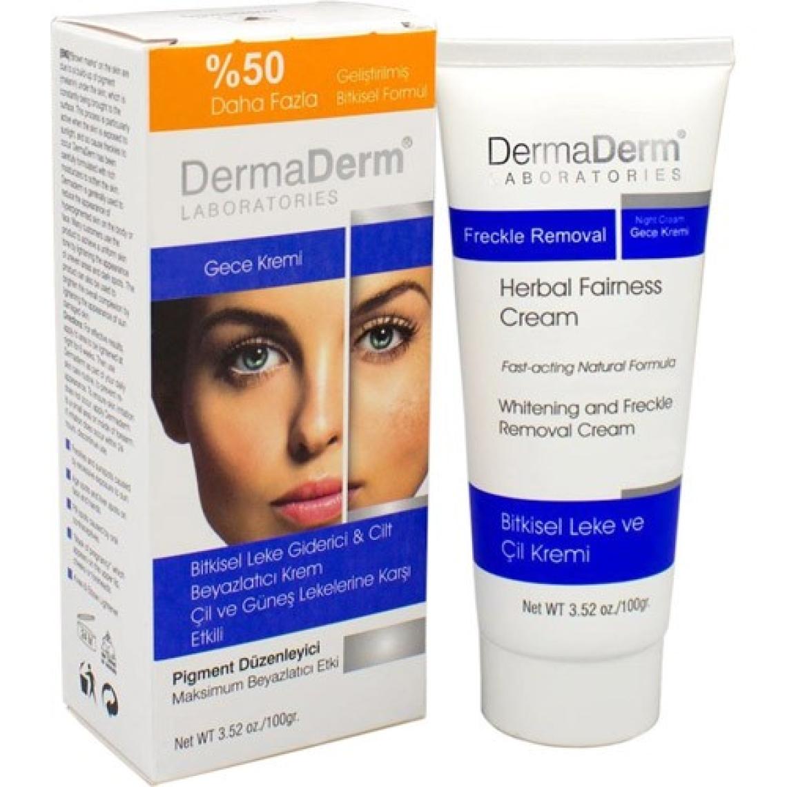Dermaderm Bitkisel  & Cilt  Gece Kremi 100 gr 2'li Paket