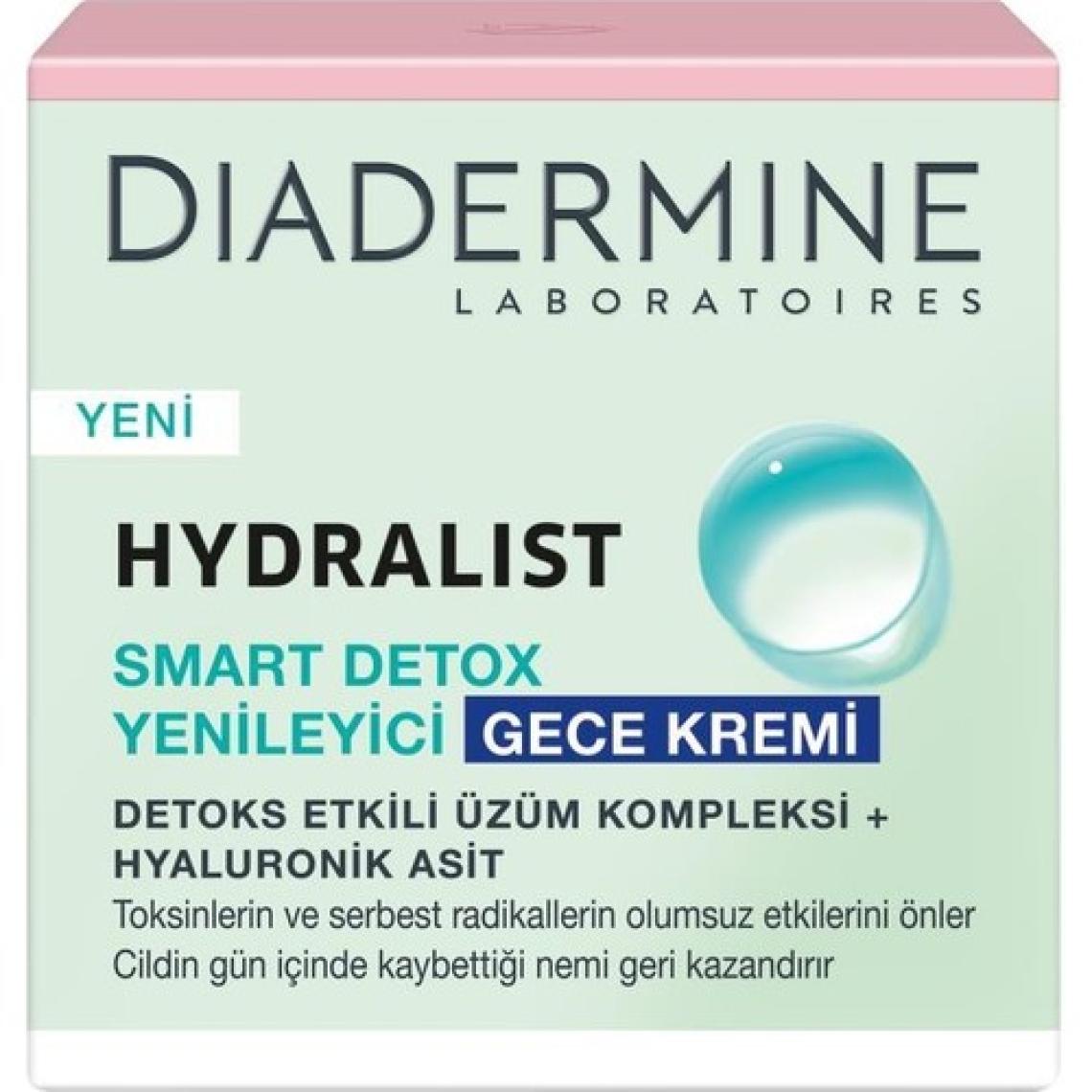 Diadermine Hydralist Smart Detox Yenileyici Gece Kremi 50 ml