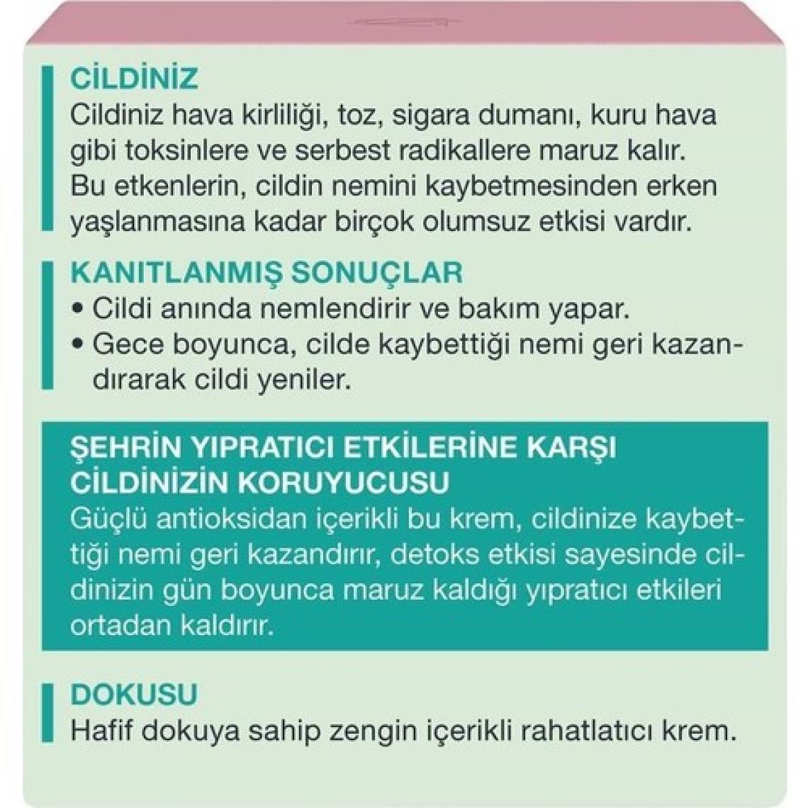 Diadermine Hydralist Smart Detox Yenileyici Gece Kremi 50 ml
