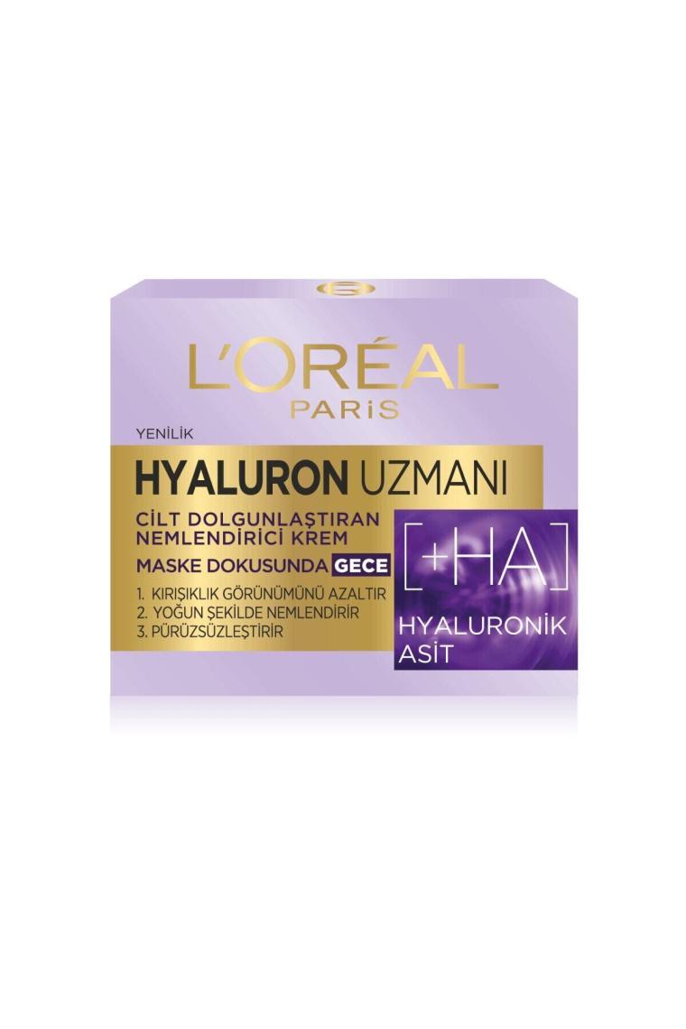 Hyaluron Uzmanı Cilt Dolgunlaştıran Nemlendirici Gece Kremi- Hyaluronik Asit