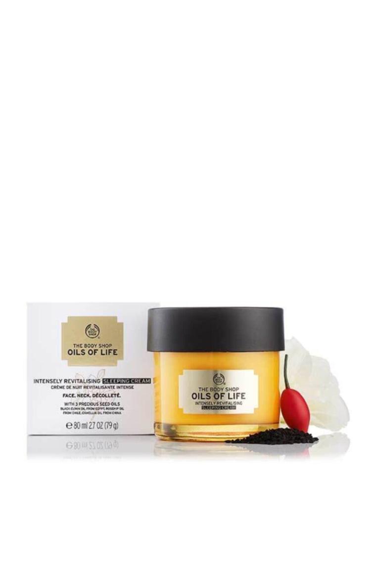 The Body Shop Oils Of Life™ Yoğun Canlandırıcı Uyku Kremi 80 ML