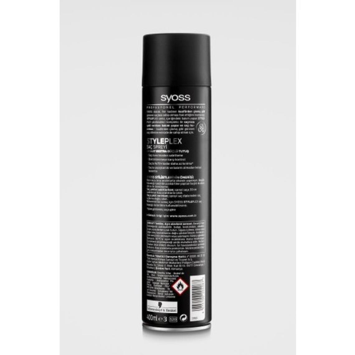 SYOSS STYLE PLEX SPREY 400 ML 1 ADET GÜÇLÜ TUTUŞ SAÇ SPREYİ