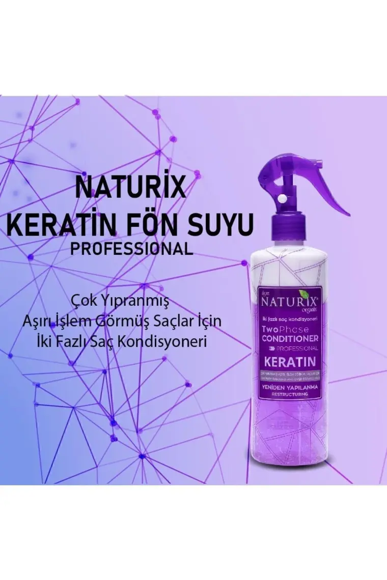 Naturix Bitkisel Keratin Bakım Iki Fazlı Saç Açıcı Sprey 400 ml