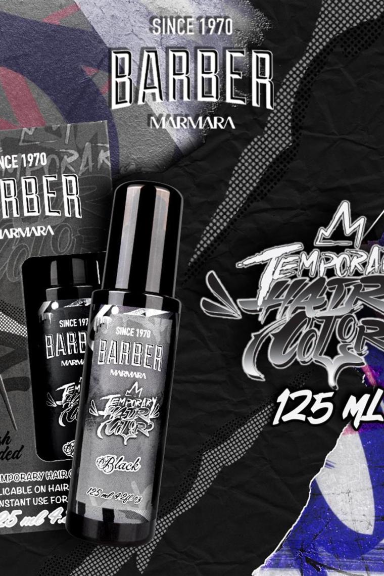 Barber Marmara Geçici Say Boyası Siyah 125 ml