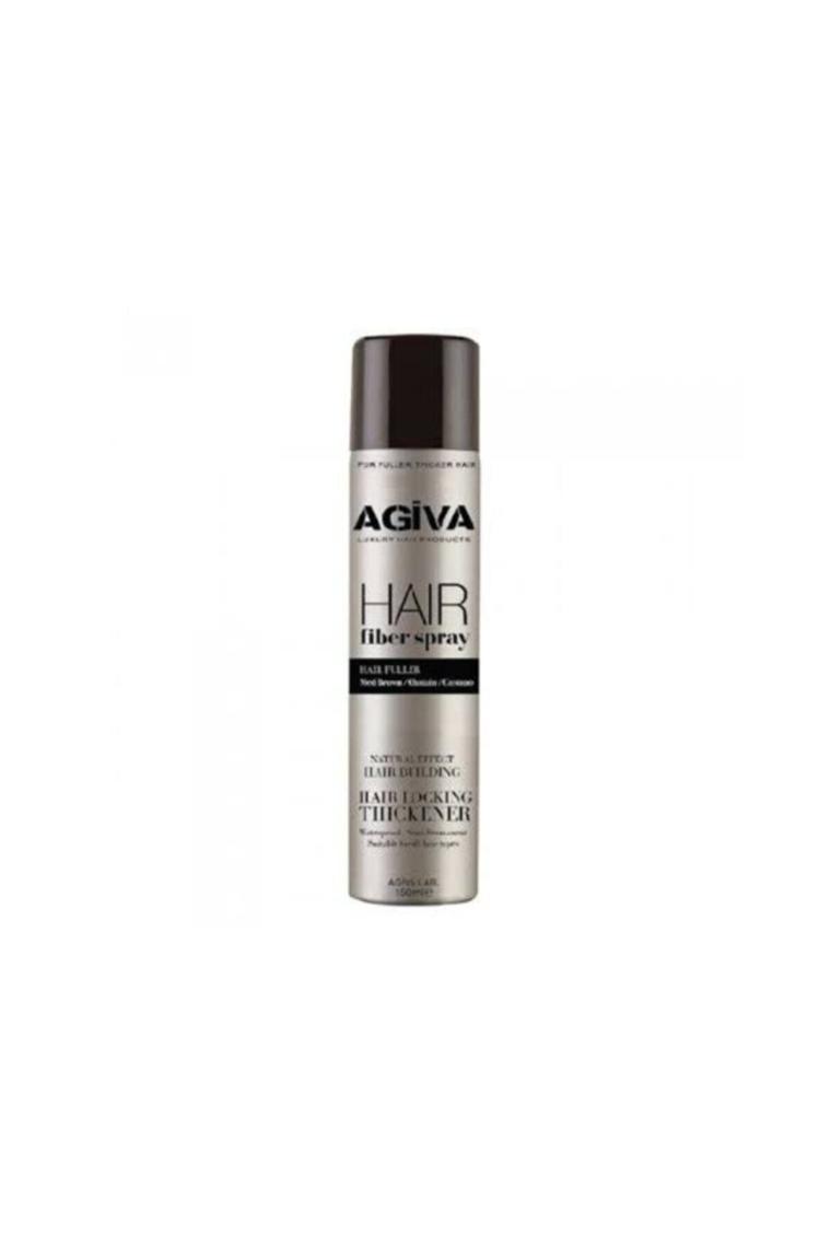 Agiva Hair Fiber Dolgunlaştırıcı Kahverengi Saç Spreyi 150 ml