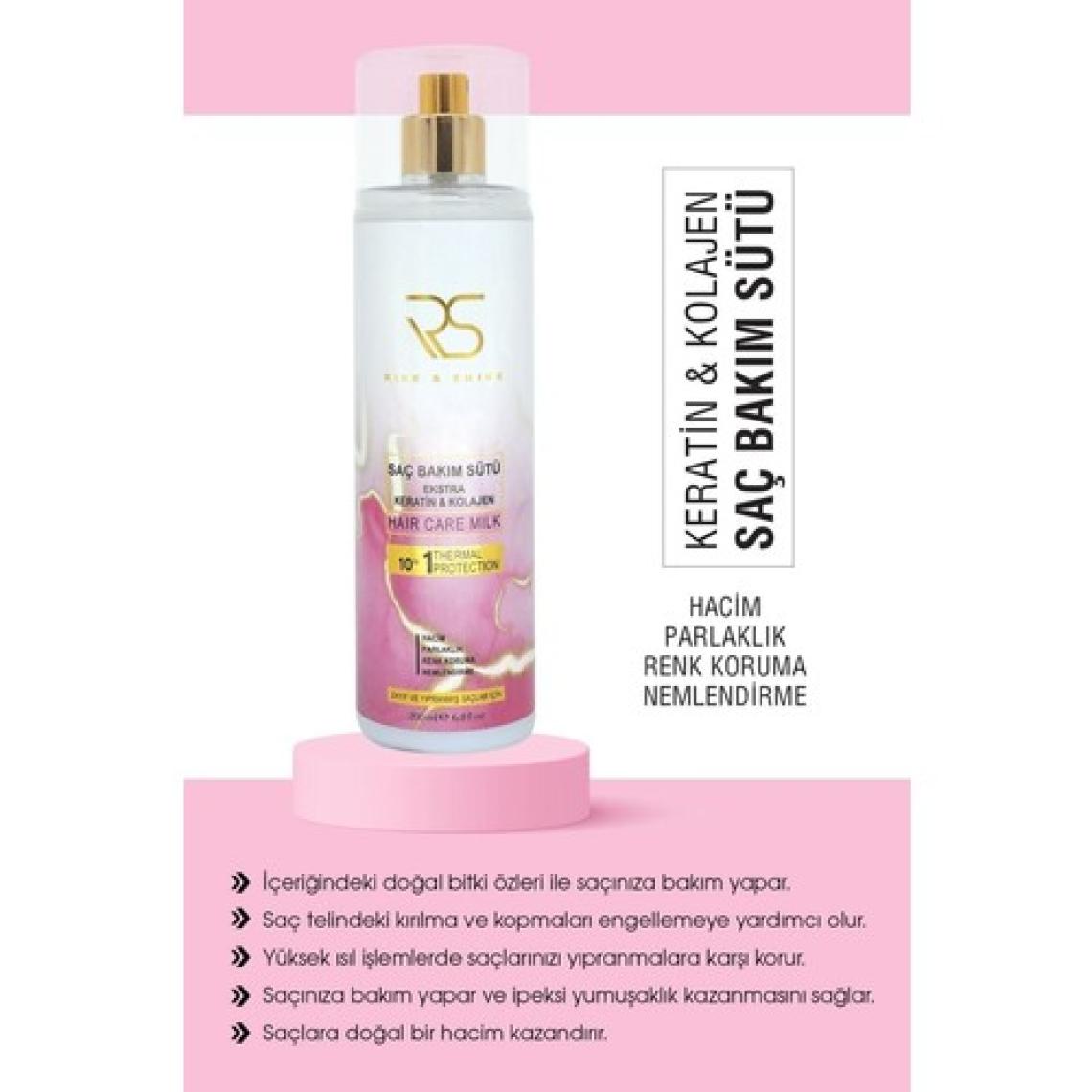 Rise and Shine Keratin Kolajen Saç Bakım Sütü 200 ml