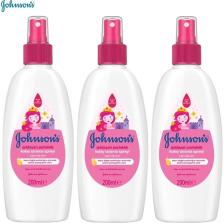 Johnsons Baby Bebek Kolay Tarama Spreyi 200ml 3 Lü Set Işıldayan Parlaklık