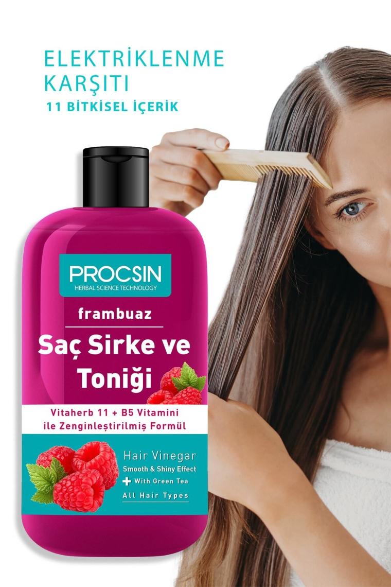 Yağ Dengeleyici Frambuazlı Saç Sirke Ve Toniği 250 ml