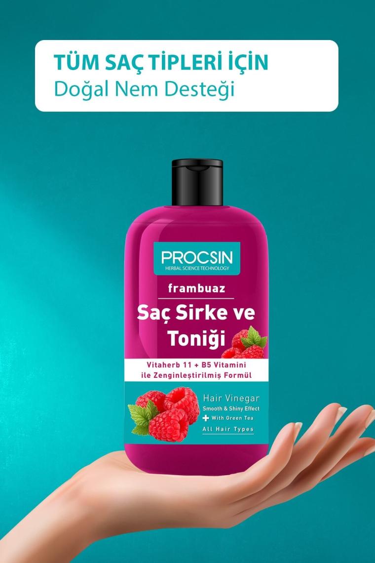 Yağ Dengeleyici Frambuazlı Saç Sirke Ve Toniği 250 ml