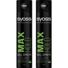 Syoss Max Hold Ultra Güçlü Saç Spreyi 400 ml - 2 Adet