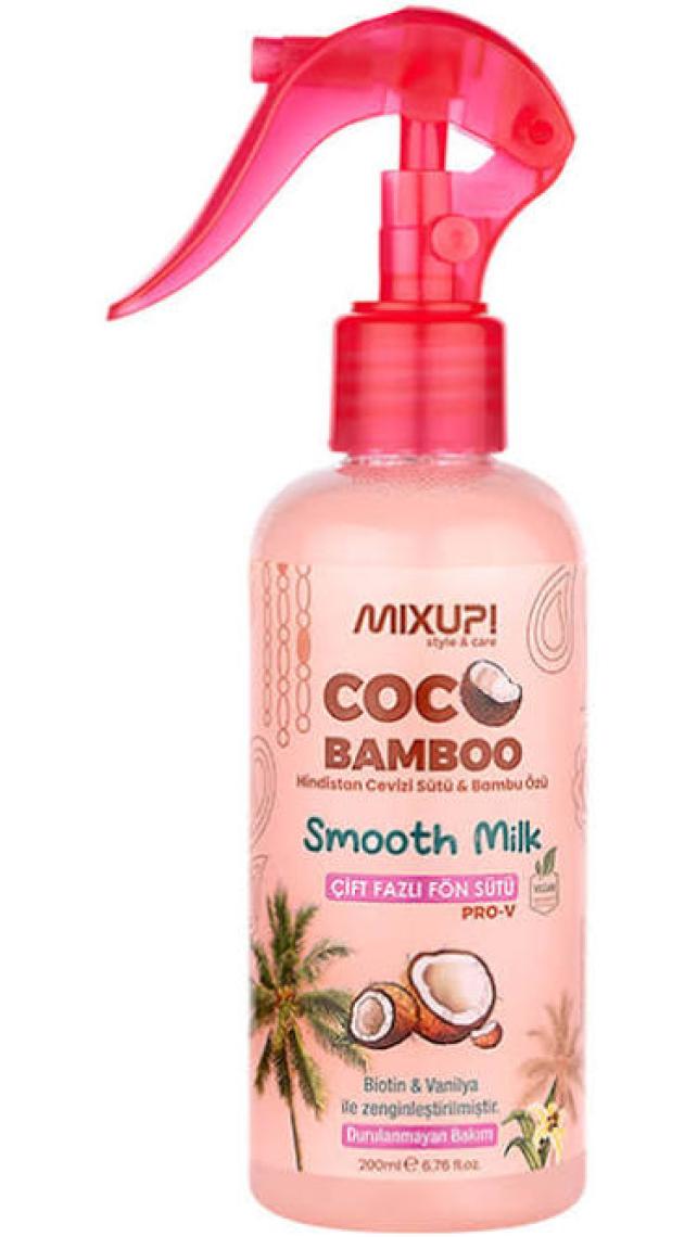 Mixup Çift Fazlı Tüm Saç Tipleri Için Fön Sütü & Smooth Milk Therapy 200 ml