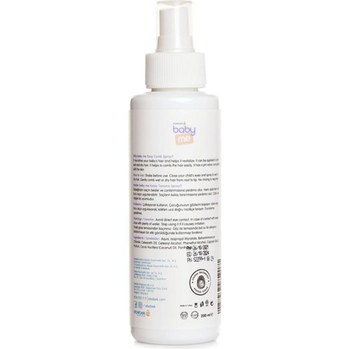 Baby Me Kolay Tarama Spreyi 200 ml