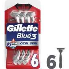 Gillette Blue3 Milli Takım Özel Seri Kullan At 6'lı Tıraş Bıçağı