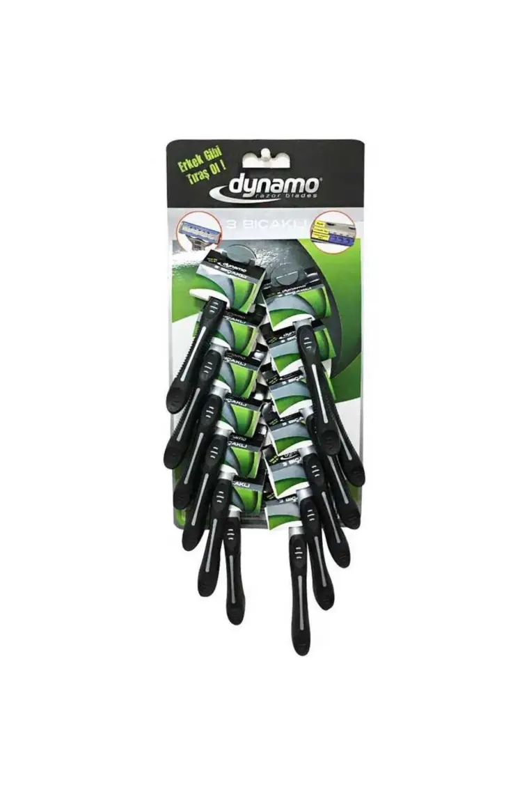 Dynamo 3 Bıçaklı Erkek Tıraş Bıçağı ( Kartela bıçak 12 adet)