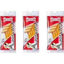 Wilkinson Sword Pronto - Tek Bıçaklı 5 Adet Kullan At Tıraş Bıçağı 3 Poşet