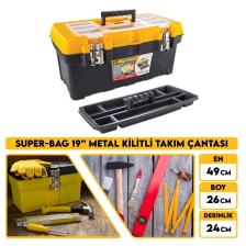 Super-bag , 19" Metal Kilitli Takım-alet Çantası